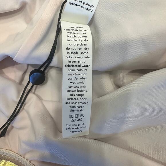 Bond-Eye Viva Rave One-Piece Swimsuit Cosmic Rainbow Iridescent Beachy Resort - Picture 6 of 8